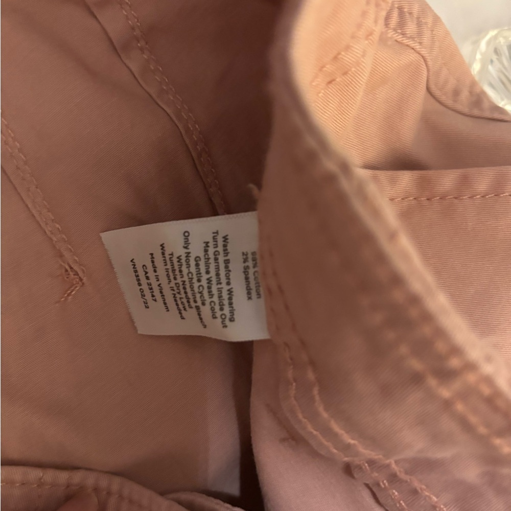 Talbots Cargo Pants in Dusty Pink Sz 8 petite NWOT - Picture 8 of 8